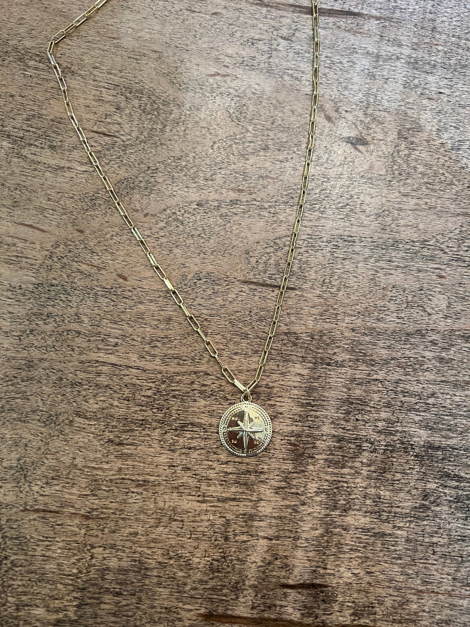 Where to Next Compass Necklace