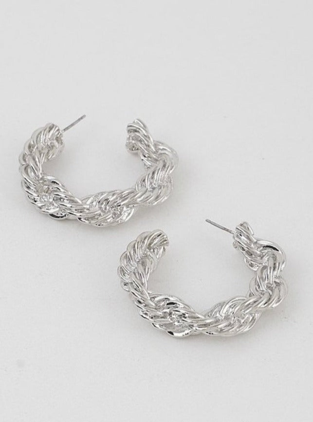 Cable Earrings