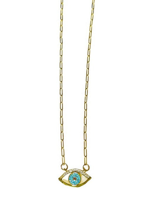 Turq Eye Necklace