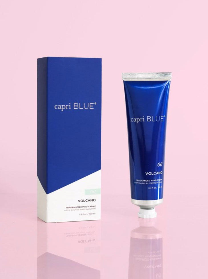 hand cream volcano scent capri blue